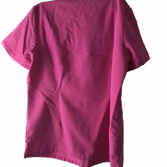 Figs Women’s Catarina One-Pocket Scrub Top Color Pink Size Small - Picture 2 of 12